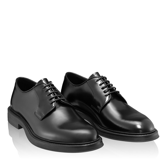 Imagine Pantofi Eleganti Barbati 7641 Vitello Negru