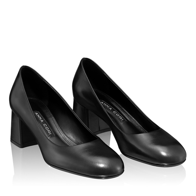 Imagine Pantofi Eleganti Dama 7574 Vitello Negru