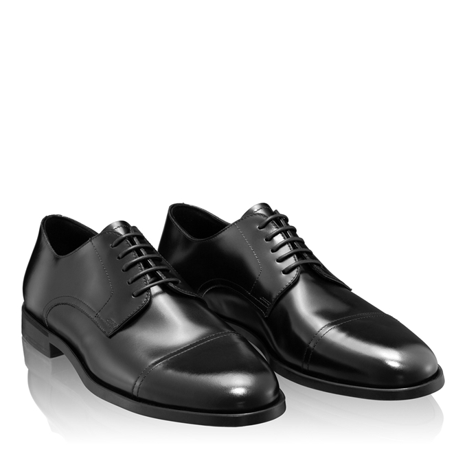 Imagine Pantofi Eleganti Barbati 7635 Vitello Negru